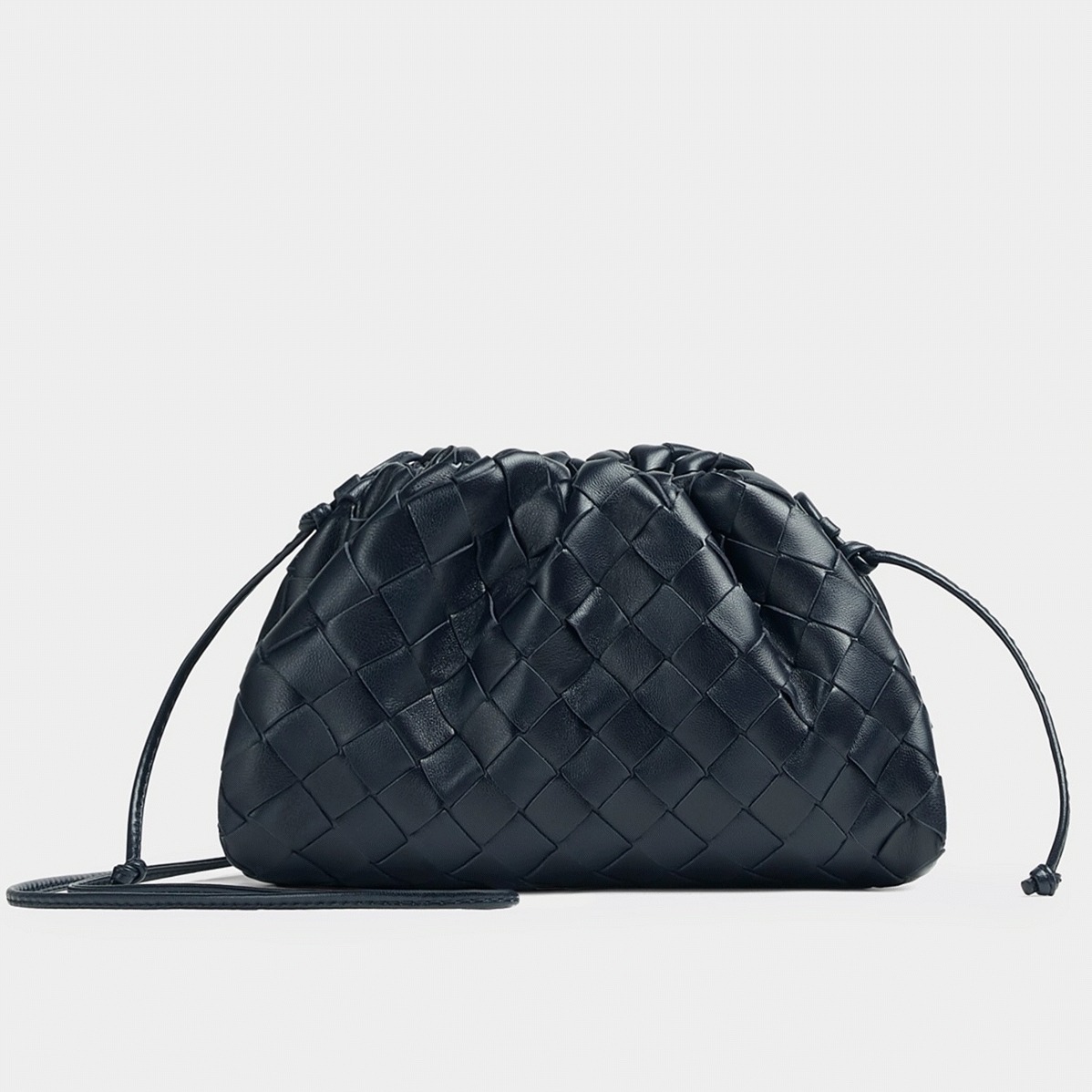 Faux Bottega Veneta Mini Pouch with Strap Space