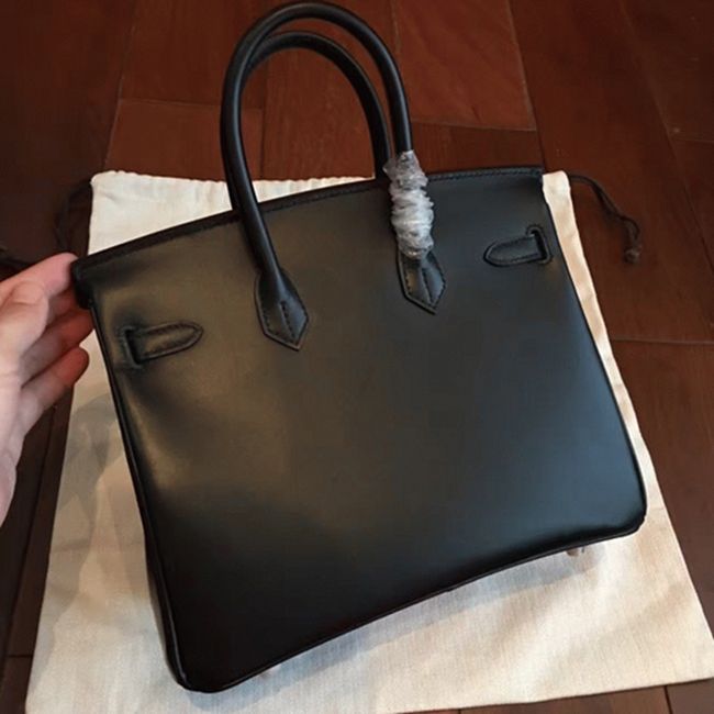 Classic Black Hermes Birkin 25cm Luxury Replica