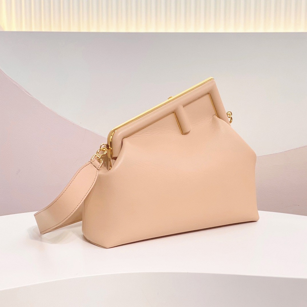 Top Quality Fake Fendi First Small Bag In Pale Pink