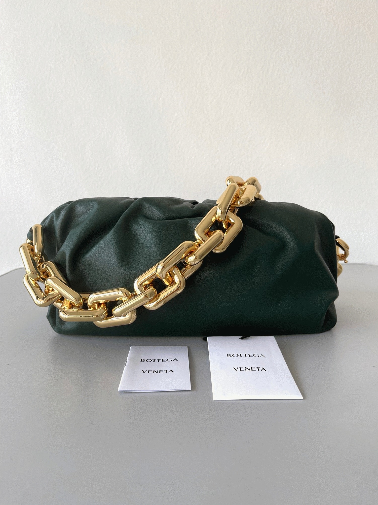 Knockoff Bottega Veneta The Chain Pouch Bag Raintree