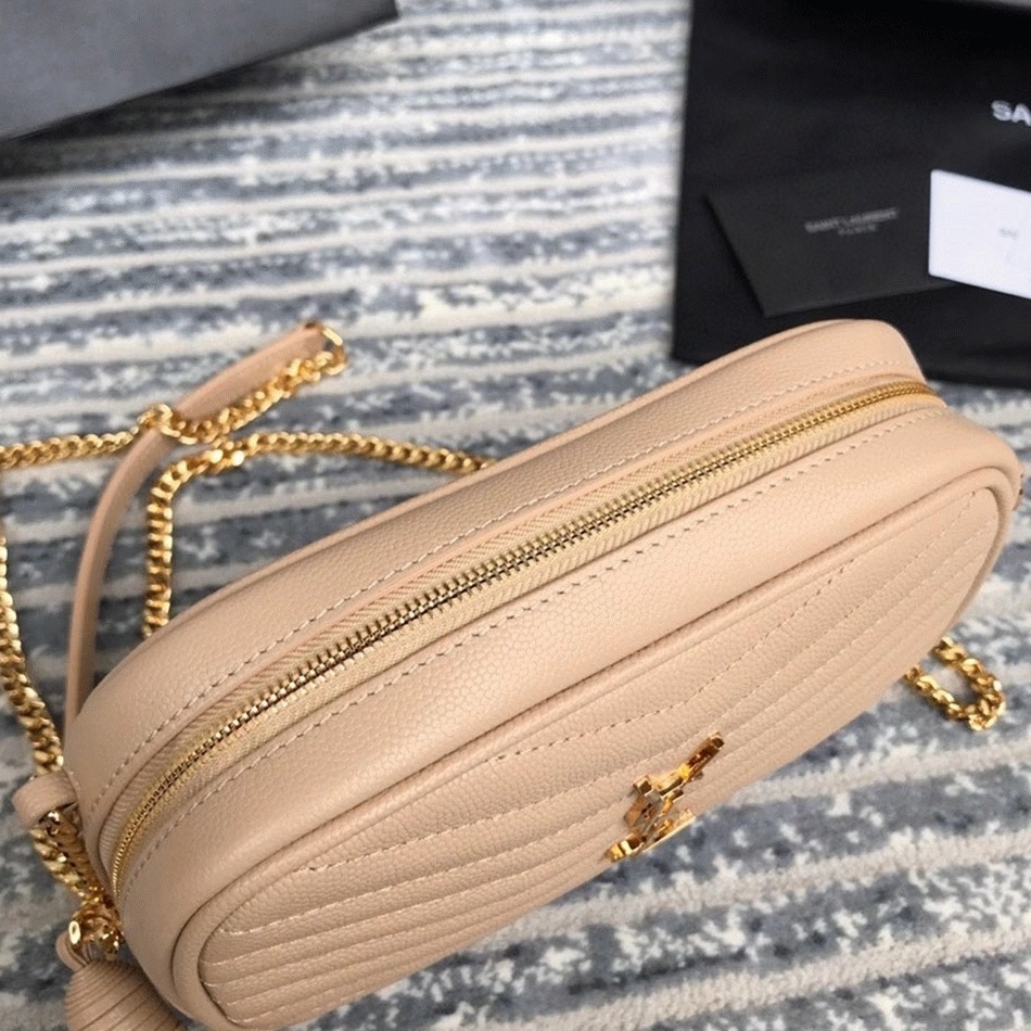 Replica Saint Laurent Lou Mini Bag Beige