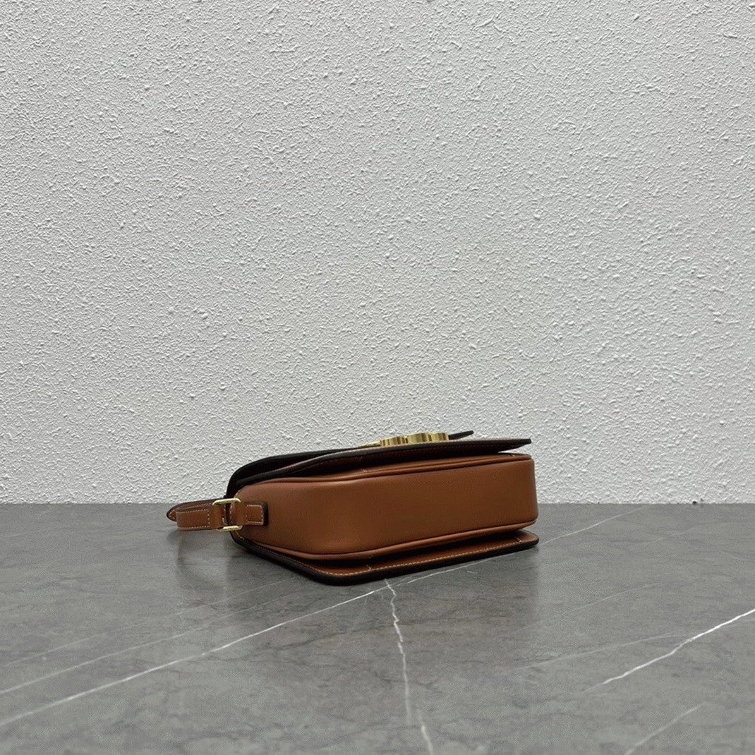Top Quality Celine Triomphe Teen Bag In Tweed