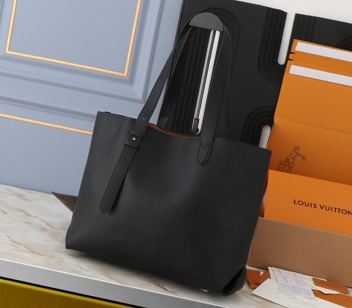 Louis Vuitton Low Key Cabas MM Bag In Black