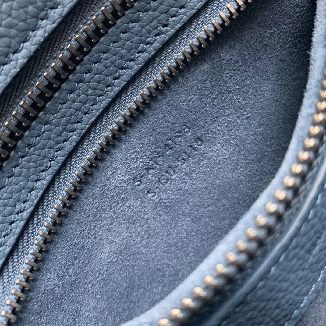 Celine Micro Luggage Tote Bag Knockoff in Slate Blue
