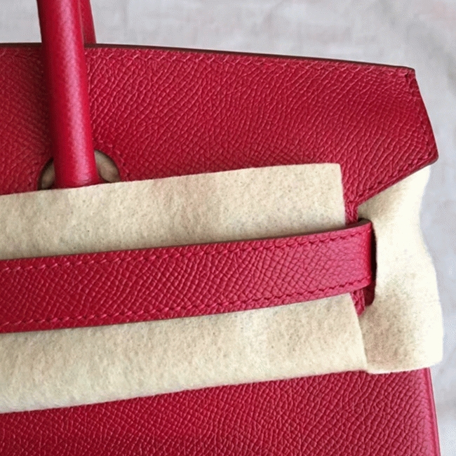 Premium Quality Red Fake Hermes Birkin 35cm Handbag