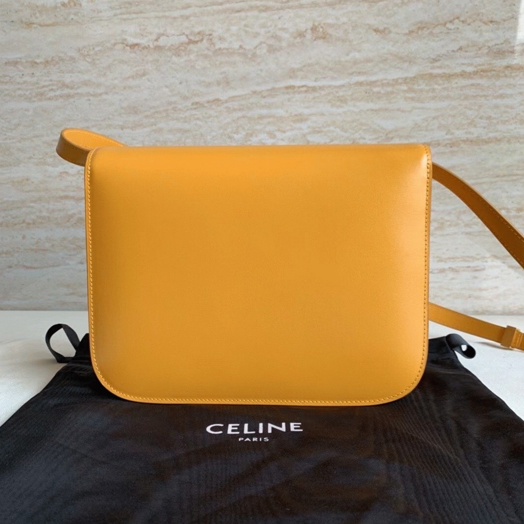 Top Quality Knockoff Celine Classic Box Medium Bag In Yellow