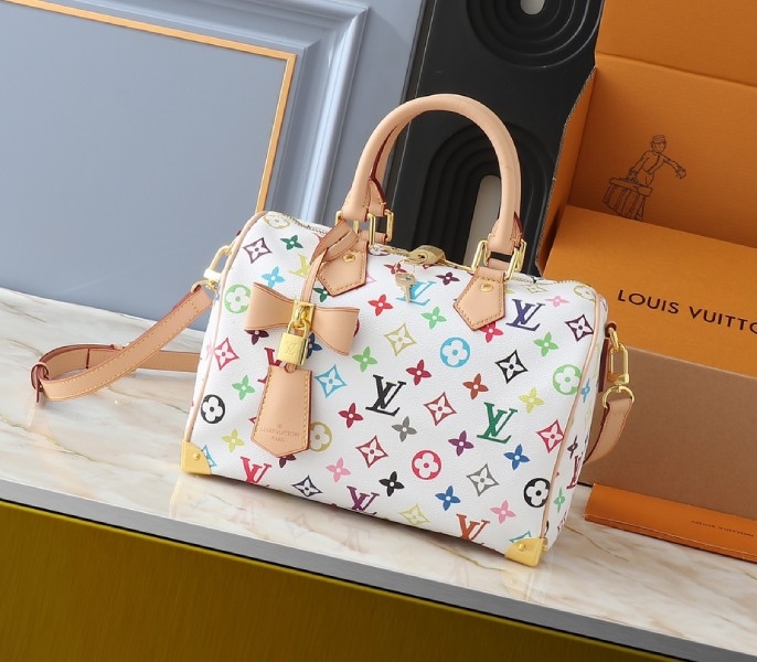 X TM Multicolored Speedy Bandouliere 25 In White