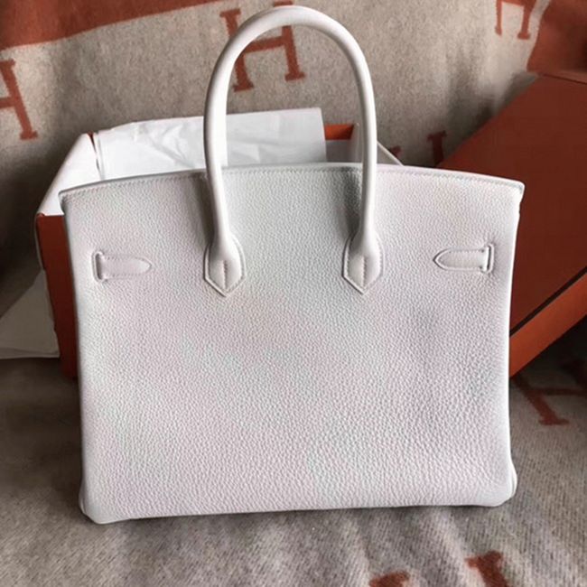 High Quality White Hermes Birkin 30cm Replica Purse