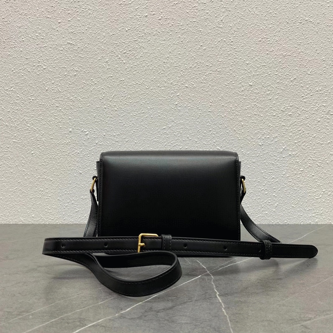 Top Quality Knockoff Celine Triomphe Teen Bag In Black