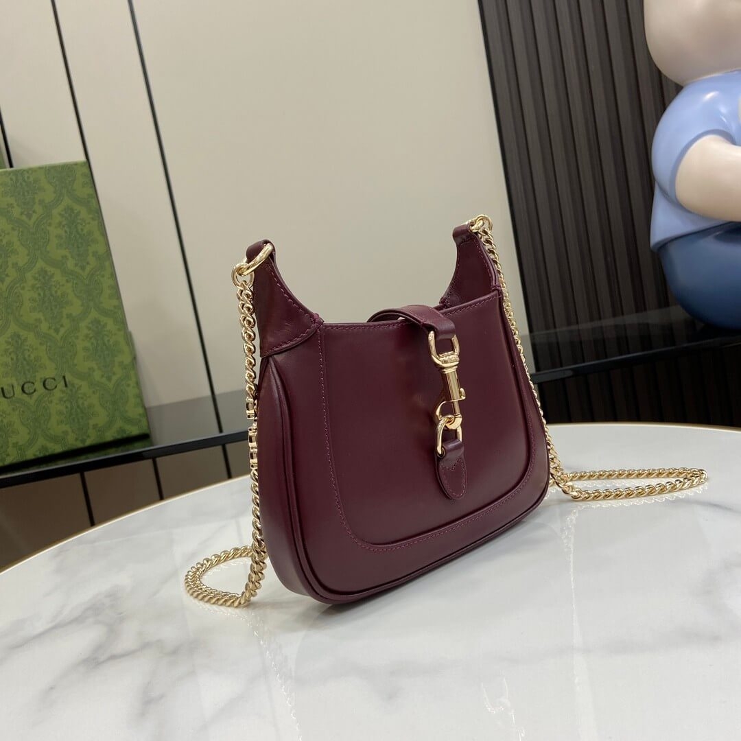 Gucci Jackie Notte Smooth surface Mini Bag