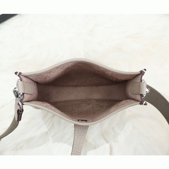 Grey Evelyne II TPM Bag Replica 1:1 Hermes Mini Shoulder Tote