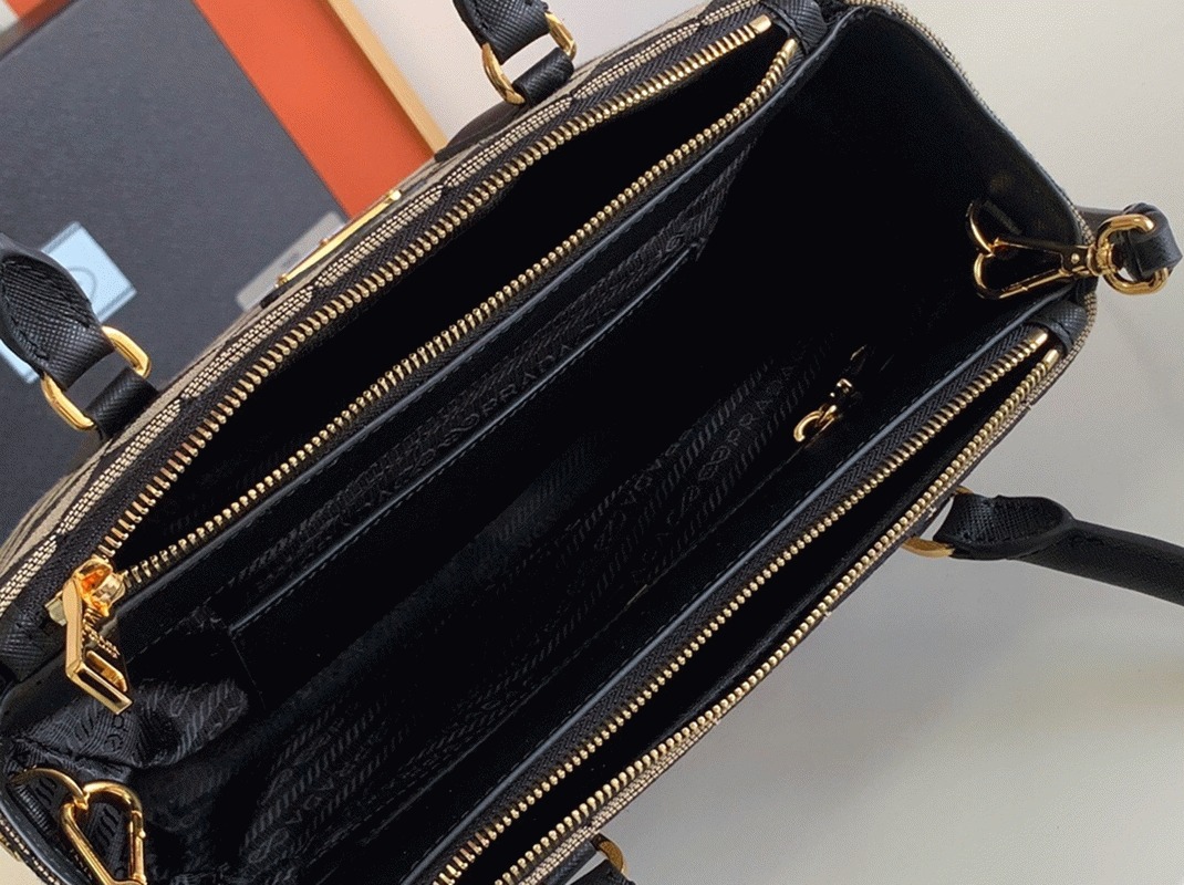 Prada Galleria Small Bag Replica in Jacquard Fabric