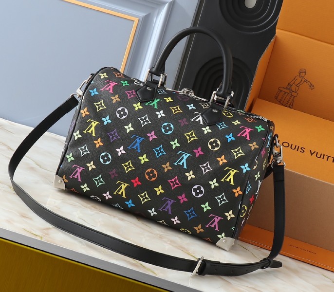 X TM Multicolored Speedy Bandouliere 30 In Black