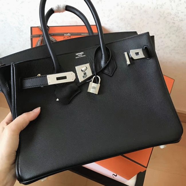 AAA Replica Black Hermes Birkin 30cm Bag