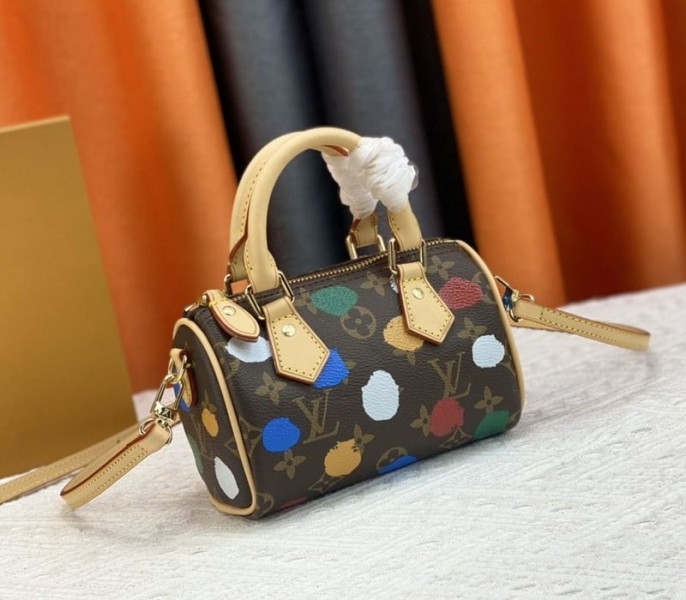Louis Vuitton X YK Monogram Canvas Speedy Bandouliere 25 Handbag