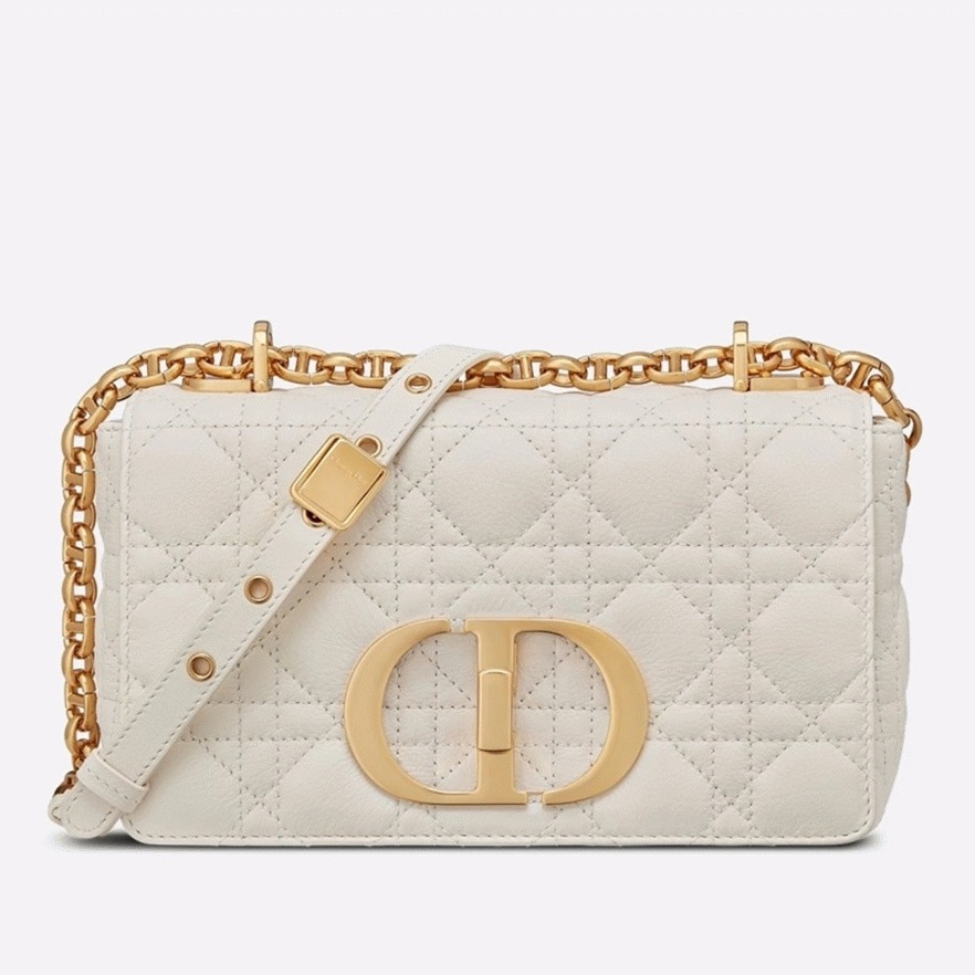 Dior Caro Small Bag Knockoff in White
