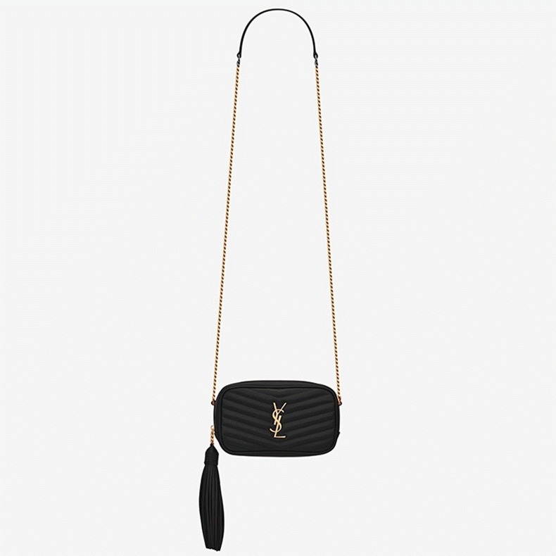 Replica Saint Laurent Lou Mini Bag Black