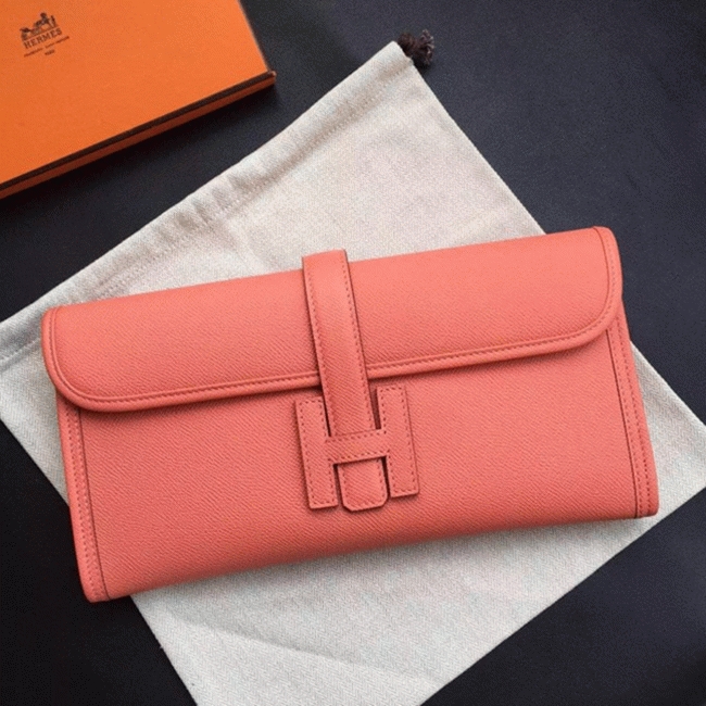 Crevette 1:1 Replica Hermes Jige Elan 29 Soft Pastel Clutch