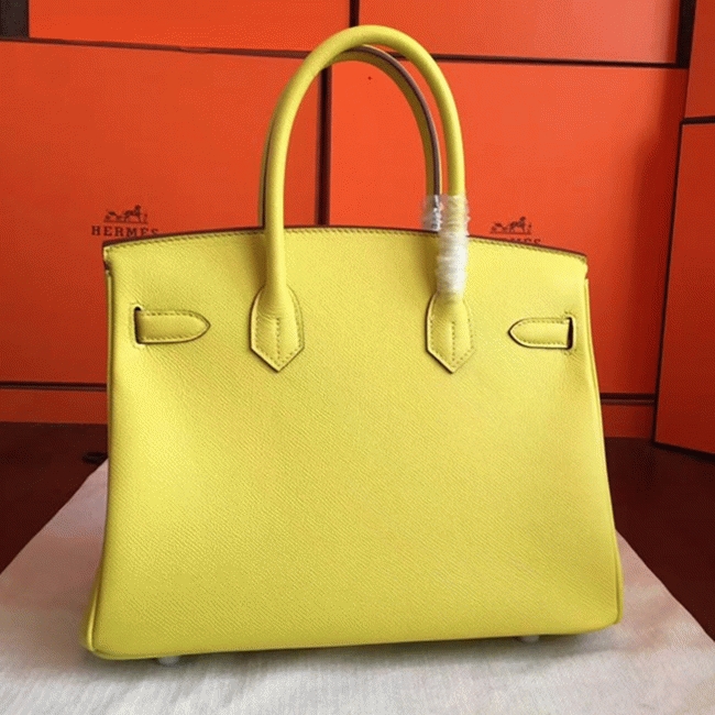Jaune Shade Luxury Replica Hermes Birkin 35cm Tote