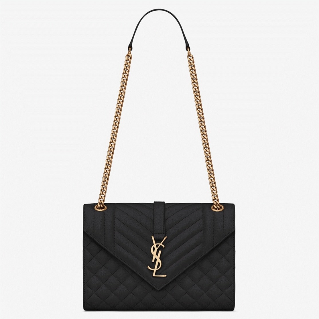 Replica Saint Laurent Envelope Medium Bag Black