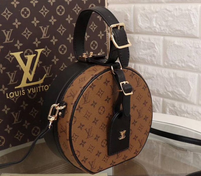 Louis Vuitton Monogram Reverse Canvas Petite Boite Chapeau