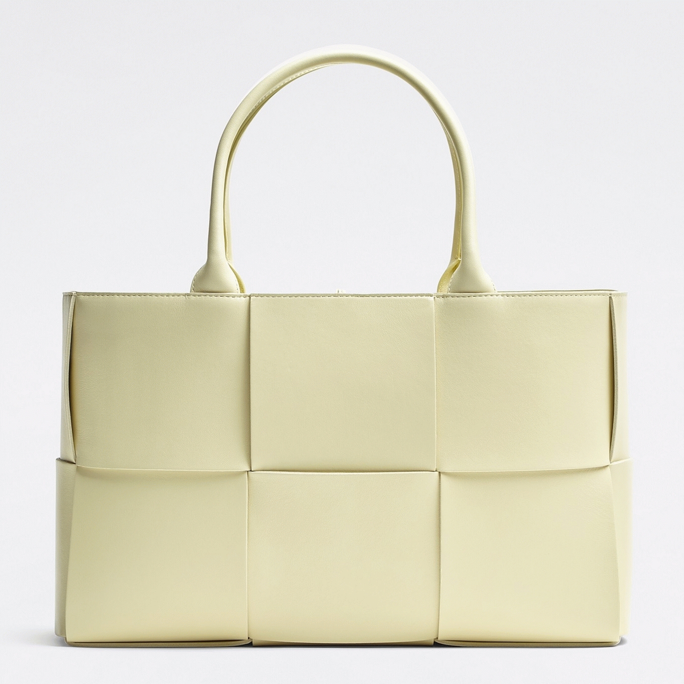 Fake Bottega Veneta Arco Medium Tote Cream