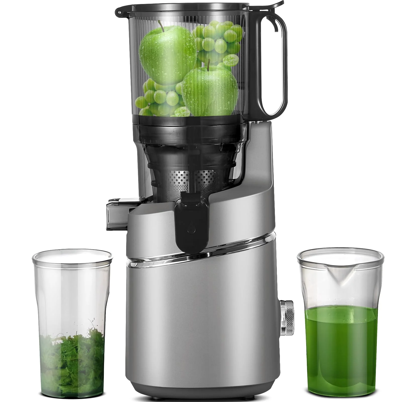 AMZCHEF 5,3-tommers selvmatende juicer