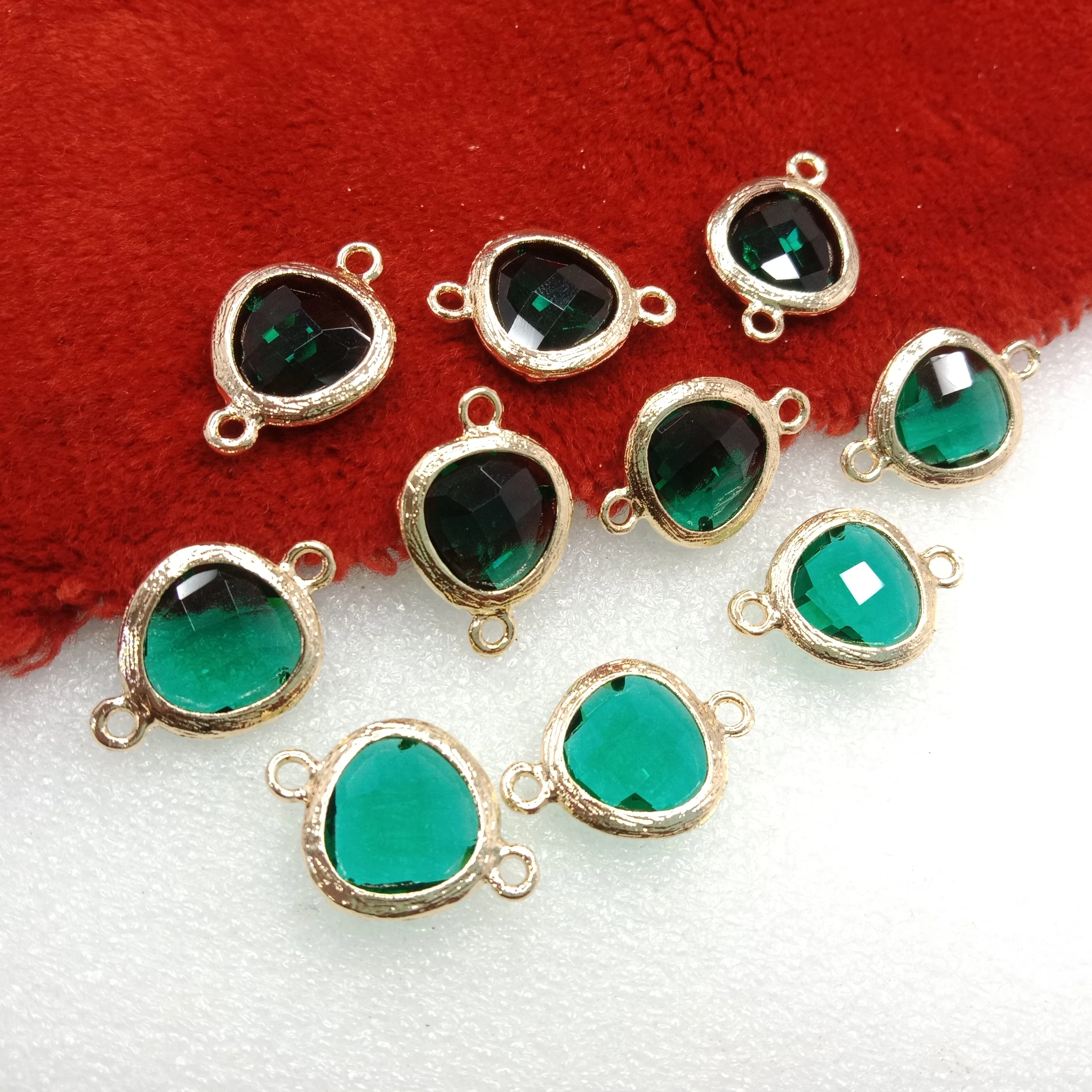 Green (10pcs) high quality fancy jewellery connectors 18mm(2cm )