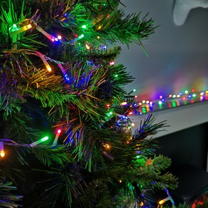 1000 LED Premier Christmas Lights MultiMains Timer in Multicoloured - Multicolour by Samuel Alexander