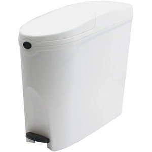 Sanitary Bin 20L Slimline for Female And Baby Hygiene - White / 20l by Supawash-Pro