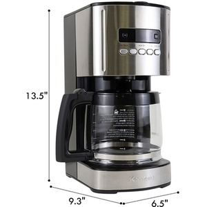 Kenmore 1.8L Digital Drip Coffee Machine - Black by Koolatron