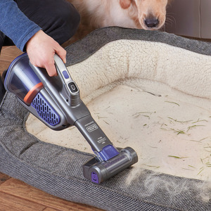 Black and Decker 18V Lithium-Ion Cordless Pet Dustbuster - Grey by Black and Decker