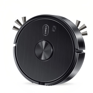 USB Rechargeable Smart Sweeping Robot - Black