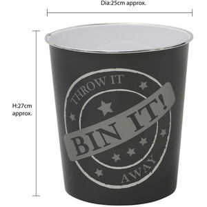 Small Bin It Waste Paper Bin by JVL