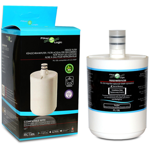 FilterLogic Fridge Water Filter compatible with LG LT500P - White by FilterLogic