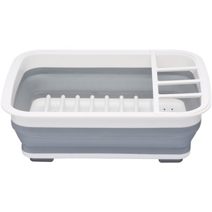 Collapsible Dish Drainer - White by KitchenCraft