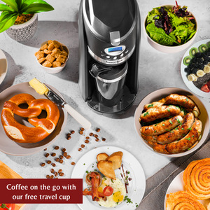 Innoteck Digital 2 in 1 Bean To Mug Coffee Maker - Black by Innoteck