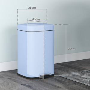 HOMCOM Kitchen Pedal Bin Fingerprint Proof by HOMCOM
