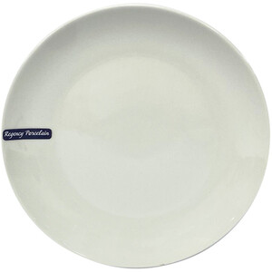 Regency Porcelain Coupe Side Plate - White