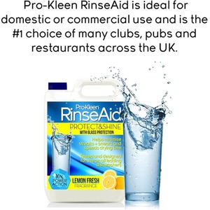 Rinse Aid - Lemon Fresh - Protect and Shine With Added Glass Protection - Blue / 20.5l by Pro-Kleen