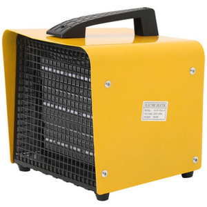 3KW Construction Thermostat Electric Heater - Yellow