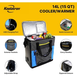 Michelin Portable 12V 14L Cooler Warmer - Blue by Koolatron