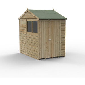 4LIFE Reverse Apex Shed 5x7 - Installation Included / With Base / 2 by Forest Garden
