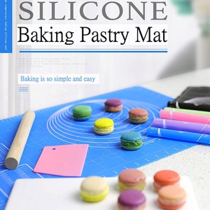 Anti-Slip Non Stick Silicone Pastry Baking Mat - Blue by Slips Away