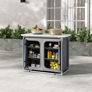 Portable Outdoor Kitchen Storage by Garden Sanctuary