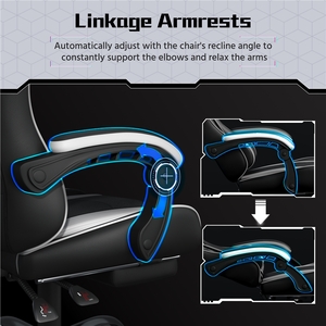 Yaheetech Ergonomic High Back Gaming Chair - White by Yaheetech