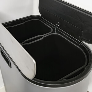 Living Solutions Butterfly Recycle Bin - Grey