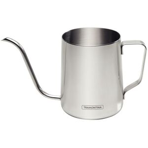 Tramontina Pour Over Kettle Gooseneck (600ml) - Silver by Tramontina