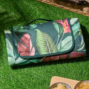 Tropical Folding Picnic Blanket - Green by OHS