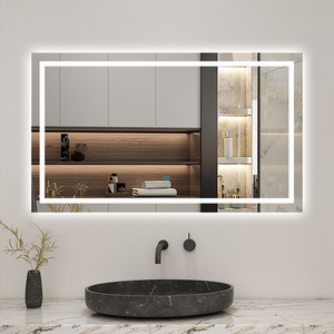 Bathroom Mirror with Lights, Dimmable by AicaBathroom